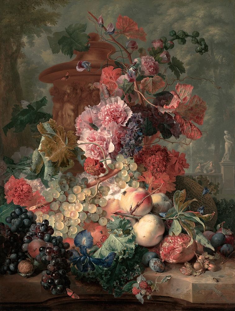 Fruit Piece art print by Jan van Huysum for $57.95 CAD