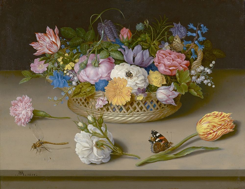 Flower Still Life art print by Ambrosius Bosschaert for $57.95 CAD
