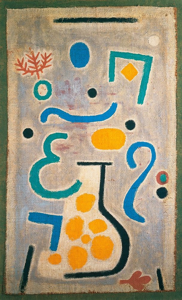 The Vase, 1938 art print by Paul Klee for $57.95 CAD