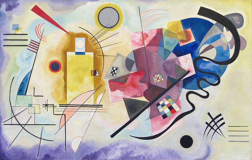 Yellow-Red-Blue, 1925 art print by Wassily Kandinsky for $57.95 CAD