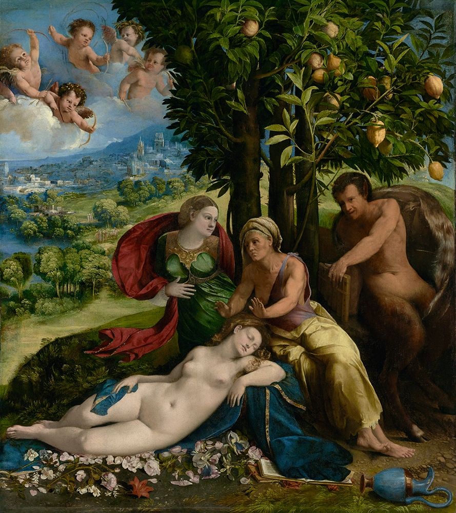 Mythological Scene art print by Dosso Dossi for $57.95 CAD