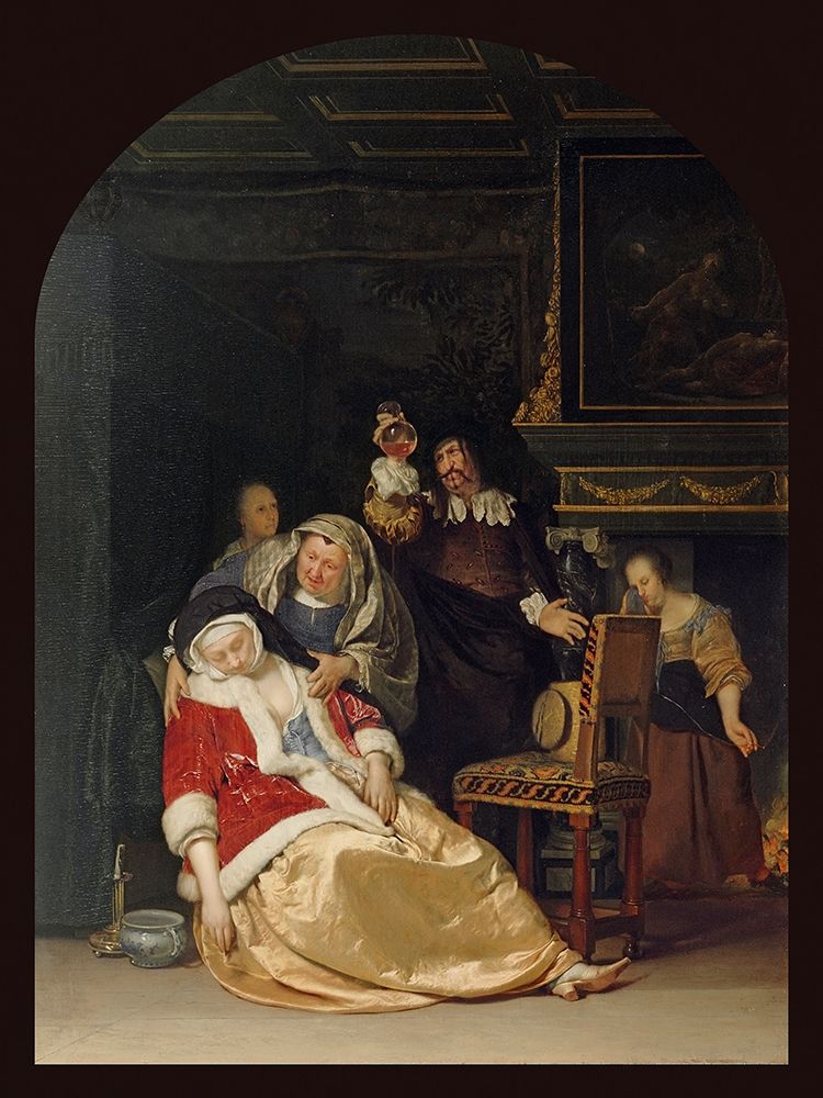 The Doctors Visit art print by Frans van Mieris for $57.95 CAD