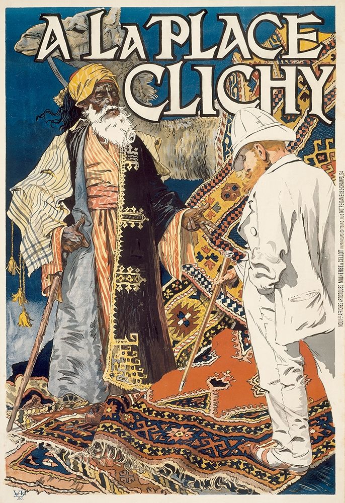 A la Place Clichy art print by Eugene Samuel Grasset for $57.95 CAD