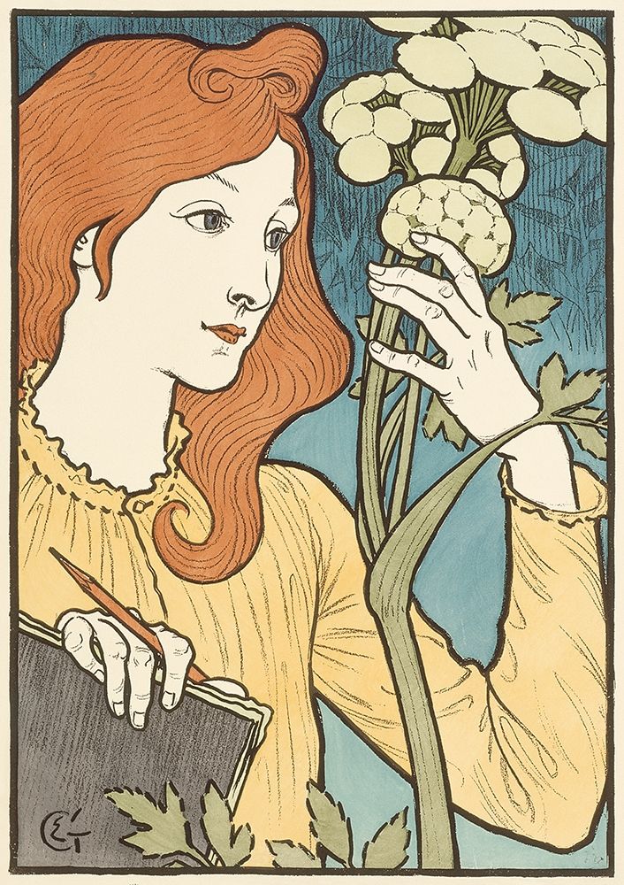 Salon des Cent art print by Eugene Samuel Grasset for $57.95 CAD