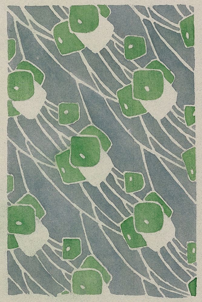 Green Geometric art print by Hannah Borger Overbeck for $57.95 CAD