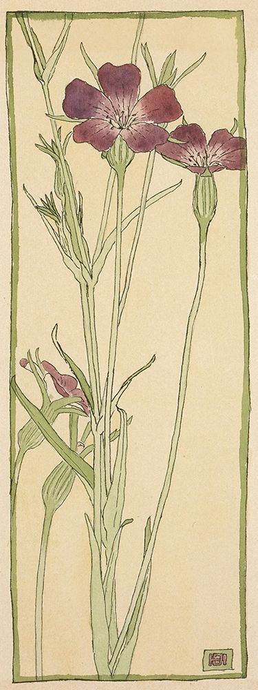 Corn Cockle art print by Hannah Borger Overbeck for $57.95 CAD