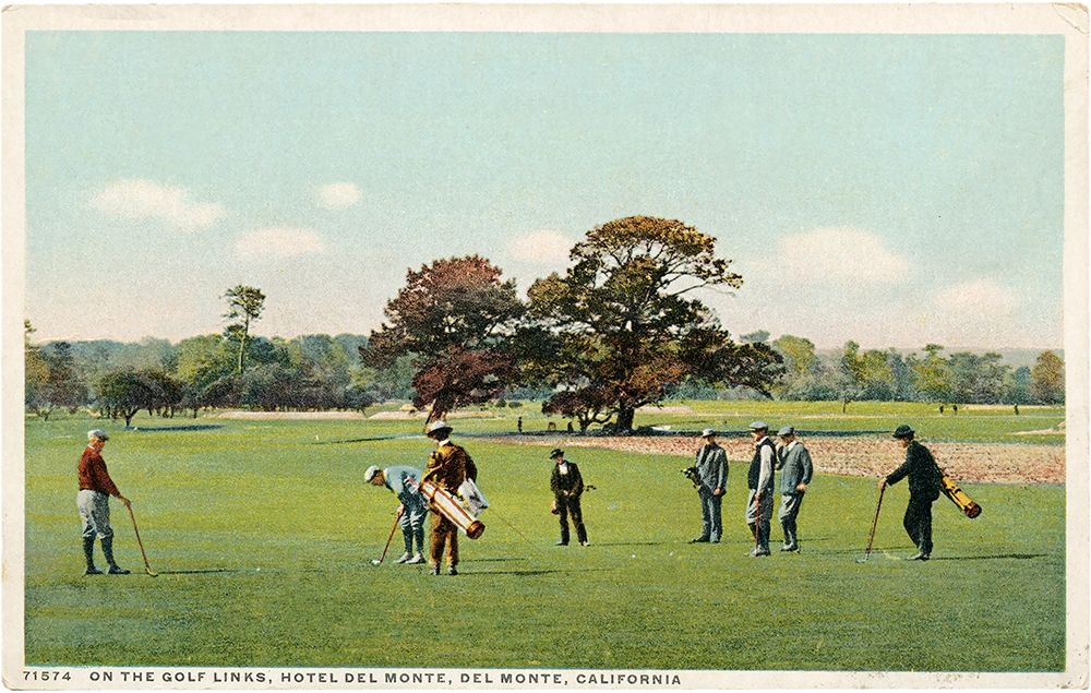 On The Golf Links Hotel Del Monte, Del Monte, Calif., 1898 art print by Detroit Publishing Co. for $57.95 CAD