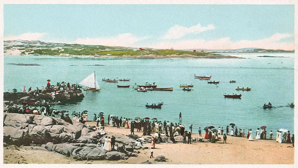 Water Sports At Annisquam, Glouchester, Mass., 1898 art print by Detroit Publishing Co. for $57.95 CAD