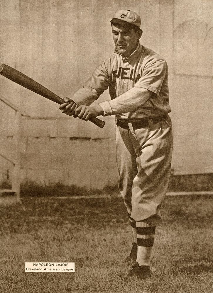 Napoleon Lajoie, Cleveland American League, 1880 art print by Leopold Morse Goulston Baseball Collection for $57.95 CAD