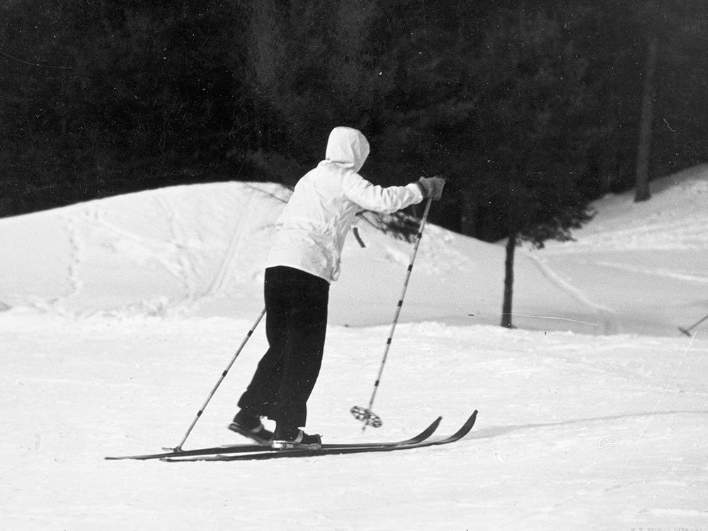 Winter Sports - Hanover, New Hampshire, 1936 art print by Arthur Rothstein for $57.95 CAD