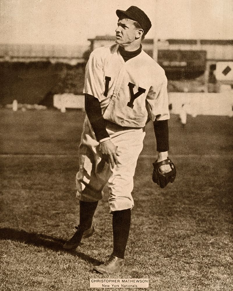 Christopher Mathewson, New York Nationals, 1880 art print by Leopold Morse Goulston Baseball Collection for $57.95 CAD