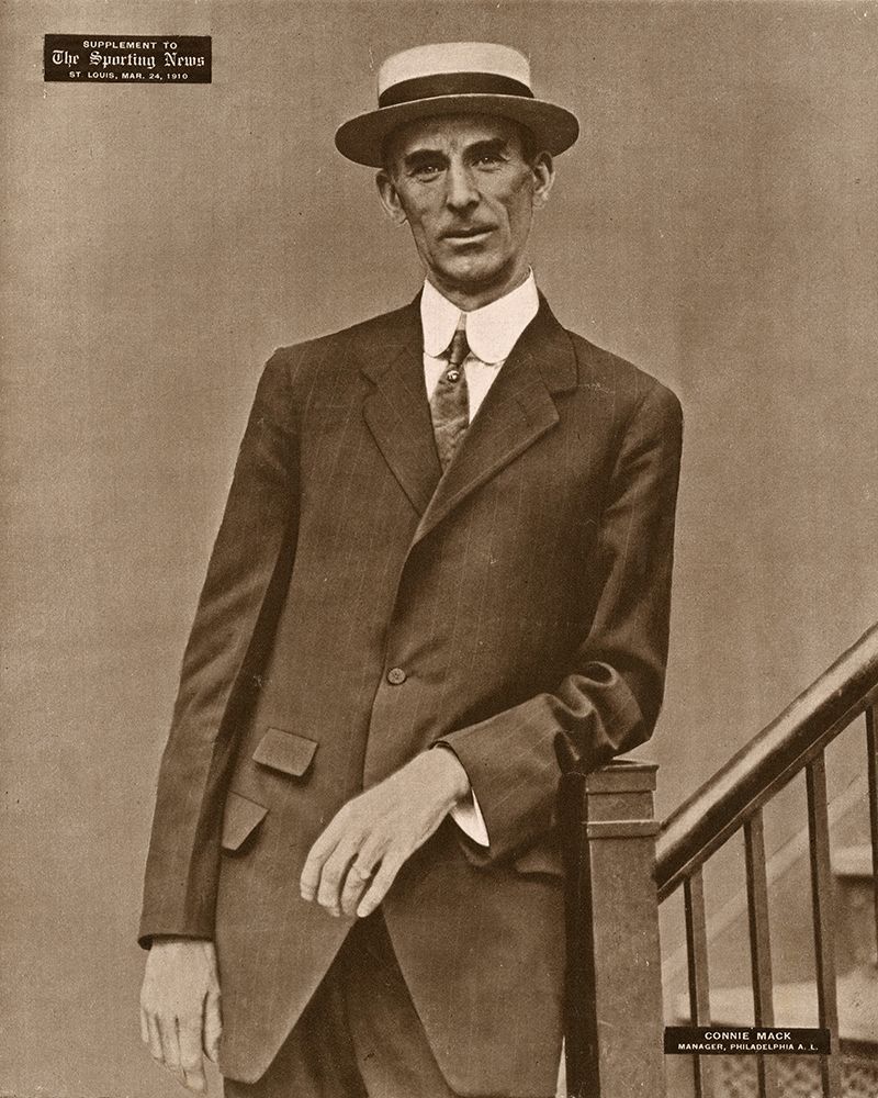 Connie Mack, Manager, Philadelphia American League, 1880 art print by Leopold Morse Goulston Baseball Collection for $57.95 CAD