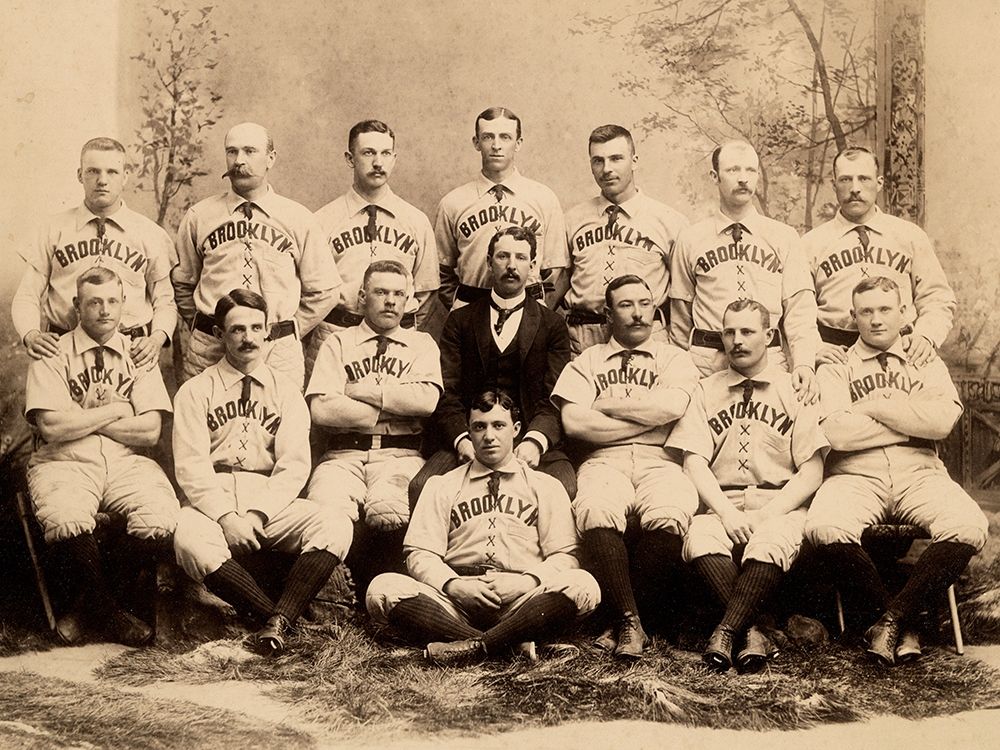 Brooklyn Baseball Club art print by A.G. Spalding Baseball Collection for $57.95 CAD