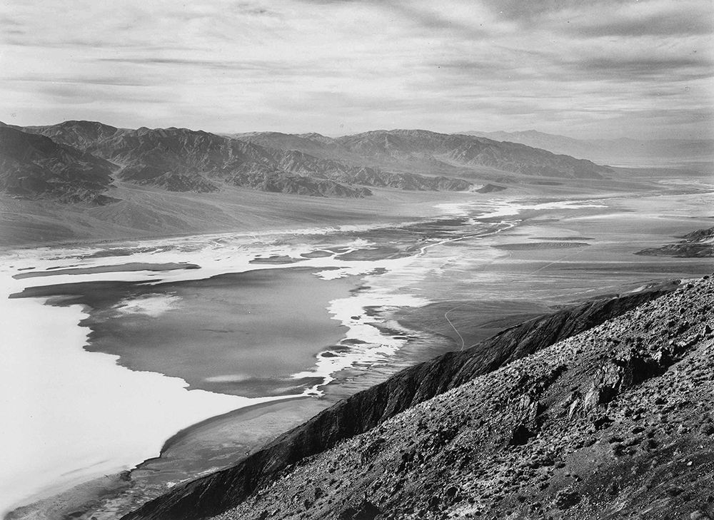Death Valley National Monument, California - National Parks and Monuments, 1941 art print by Ansel Adams for $57.95 CAD