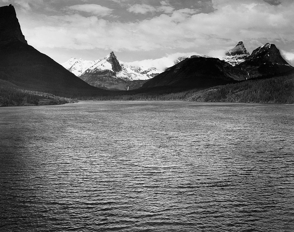 St. Marys Lake, Glacier National Park, Montana - National Parks and Monuments, 1941 art print by Ansel Adams for $57.95 CAD