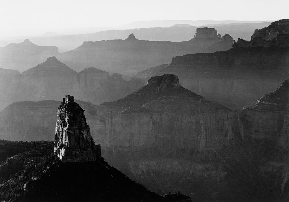 Grand Canyon National Park, Arizona - National Parks and Monuments, 1941 art print by Ansel Adams for $57.95 CAD