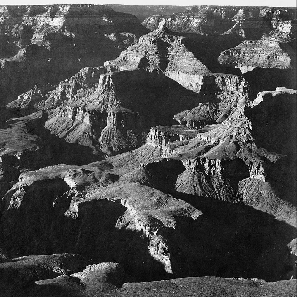 Grand Canyon National Park, Arizona - National Parks and Monuments, 1940 art print by Ansel Adams for $57.95 CAD