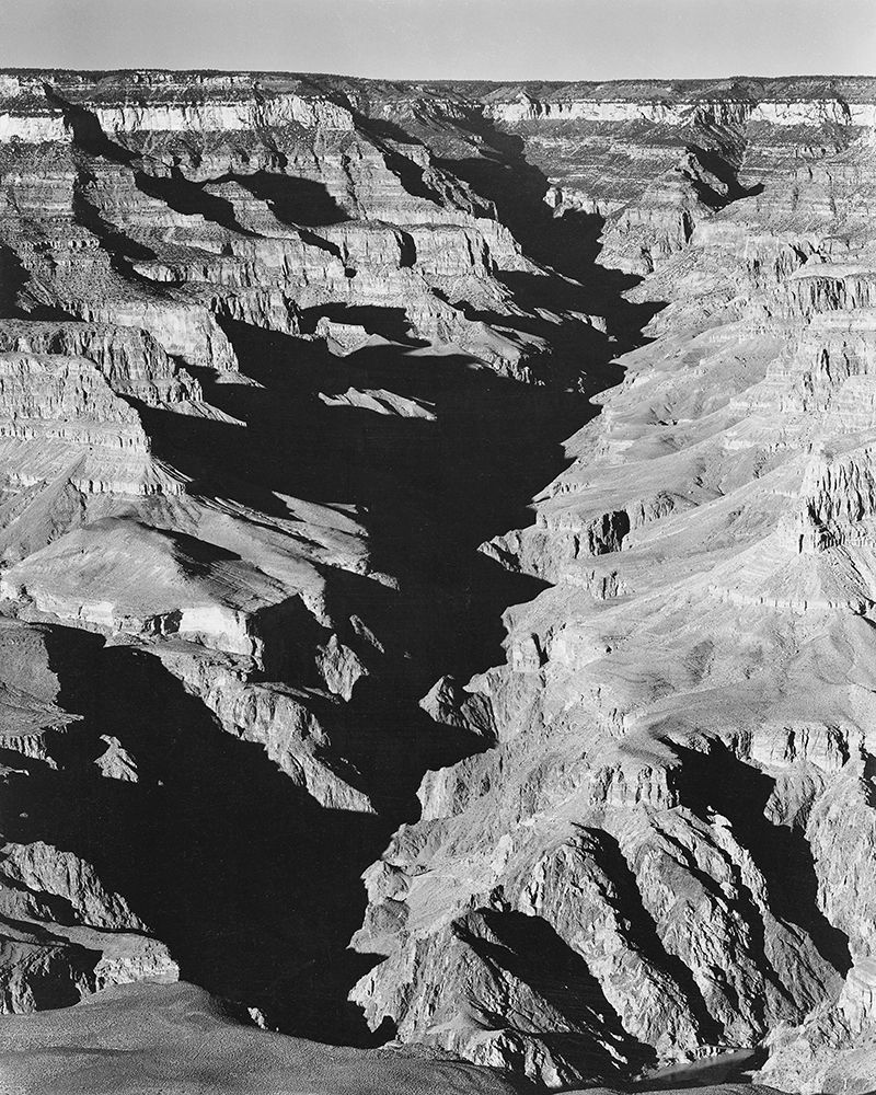 Grand Canyon from South Rim - National Parks and Monuments, 1940 art print by Ansel Adams for $57.95 CAD