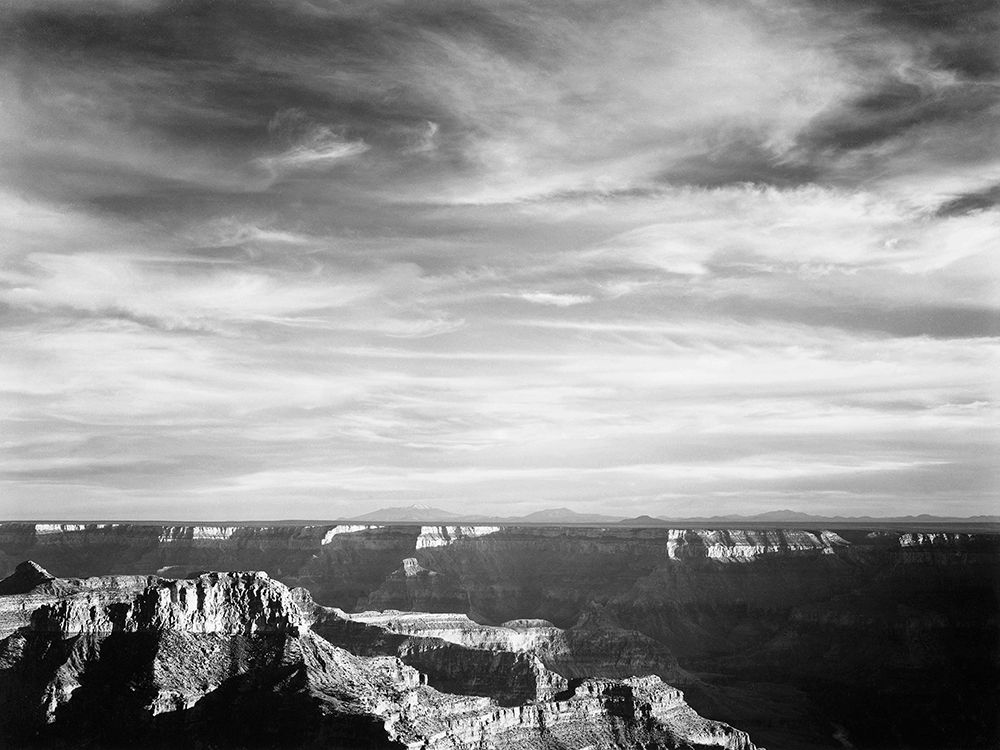 Grand Canyon from North Rim - National Parks and Monuments, 1940 art print by Ansel Adams for $57.95 CAD