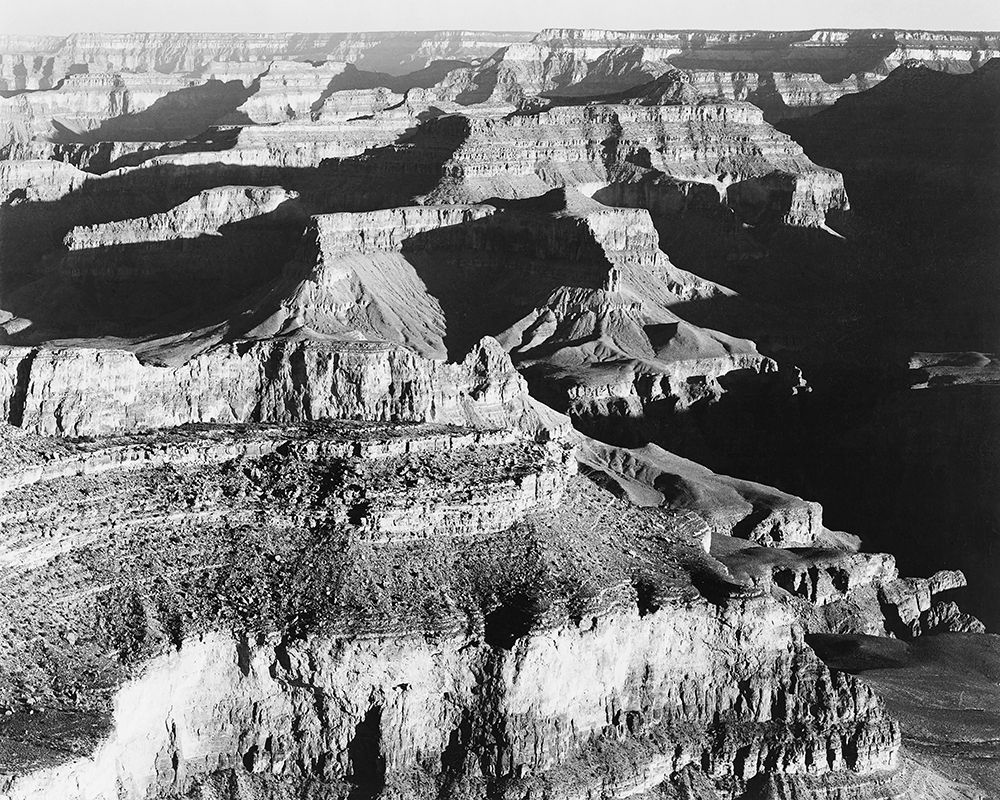 Grand Canyon National Park, Arizona - National Parks and Monuments, 1940 art print by Ansel Adams for $57.95 CAD