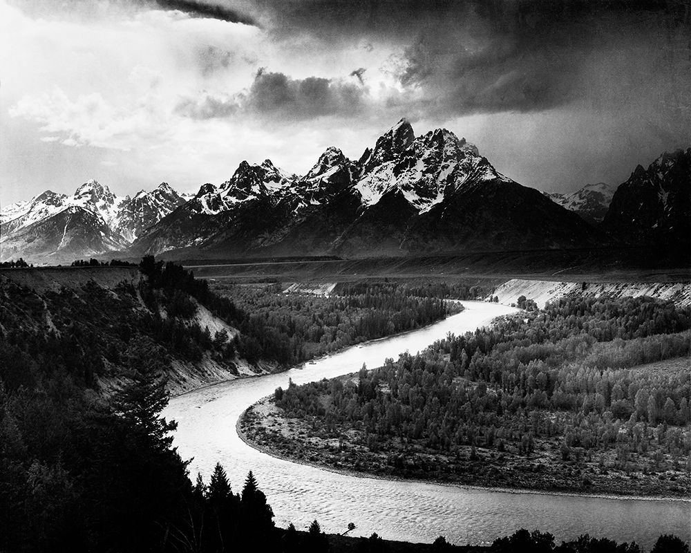 The Tetons - Snake River, Grand Teton National Park, Wyoming , 1941 art print by Ansel Adams for $57.95 CAD