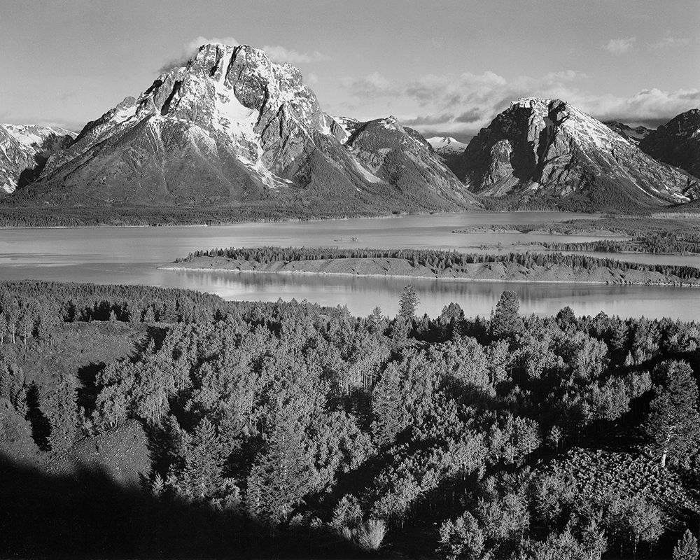 View toward Mount Moran, Grand Teton National Park, Wyoming, 1941 art print by Ansel Adams for $57.95 CAD