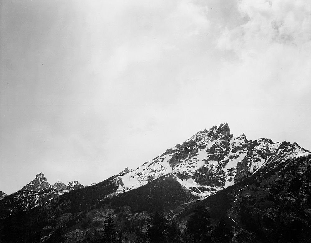 Snow covered peak in Grand Teton National Park, Wyoming, 1941 art print by Ansel Adams for $57.95 CAD