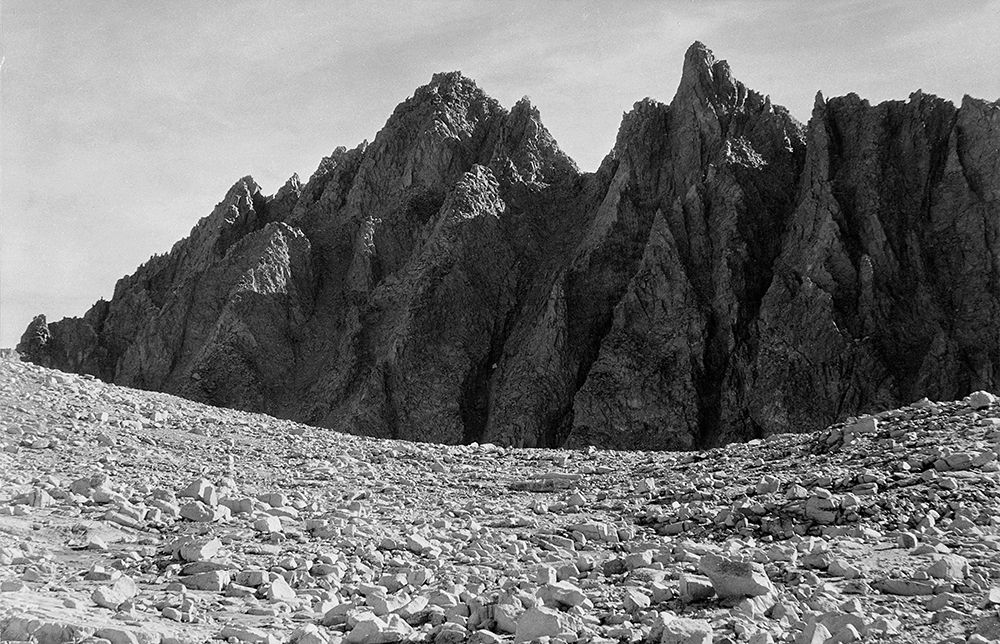 Bishop Pass, Kings River Canyon, proposed as a national park, California, 1936 art print by Ansel Adams for $57.95 CAD