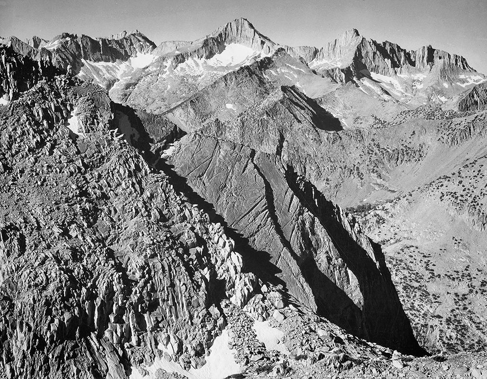 Mt. Brewer, Kings River Canyon,  proposed as a national park, California, 1936 art print by Ansel Adams for $57.95 CAD