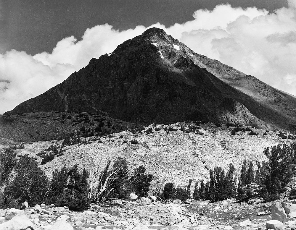 Pinchot Pass, Mt. Wynne, Kings River Canyon,  proposed as a national park, California, 1936 art print by Ansel Adams for $57.95 CAD