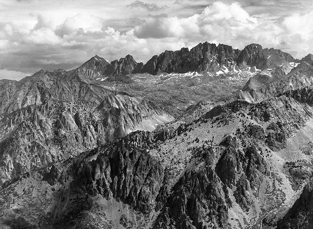 North Palisade from Windy Point, Kings River Canyon, proposed as a national park, California, 1936 art print by Ansel Adams for $57.95 CAD