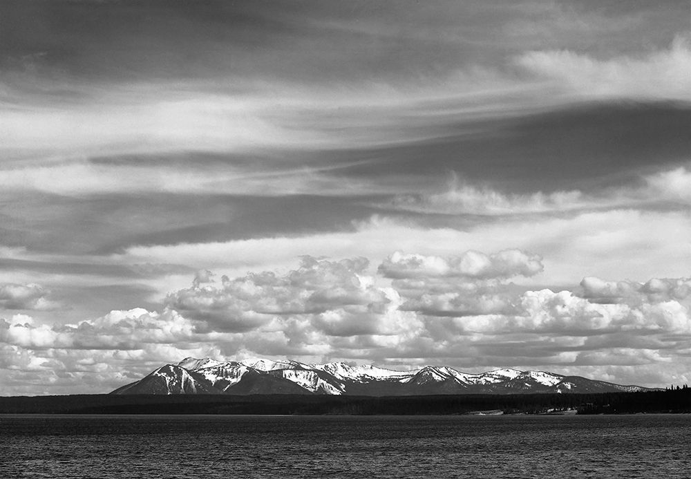 Yellowstone Lake, Mt. Sheridan, Yellowstone National Park, Wyoming, ca. 1941-1942 art print by Ansel Adams for $57.95 CAD
