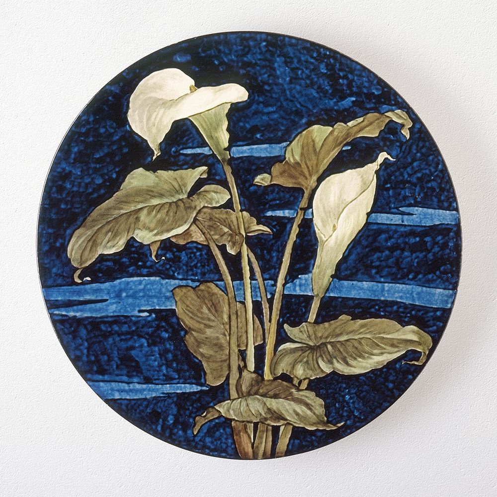 Charger - Calla Lily Pattern art print by Unknown 19th Century American Artisan for $57.95 CAD