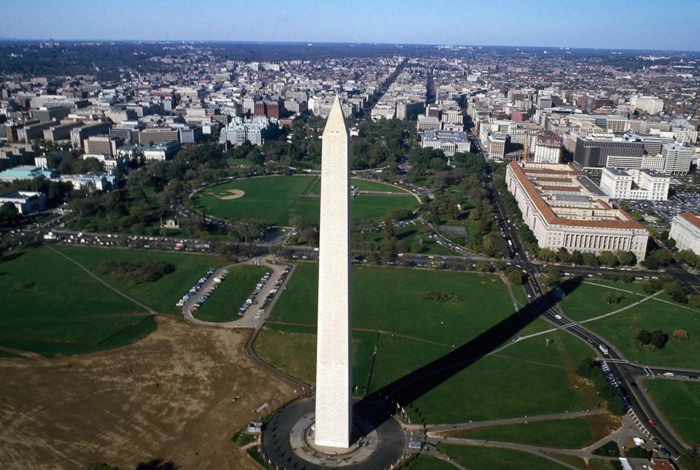 Aerial view of the Washington Monument, Washington, D.C. art print by Carol Highsmith for $57.95 CAD