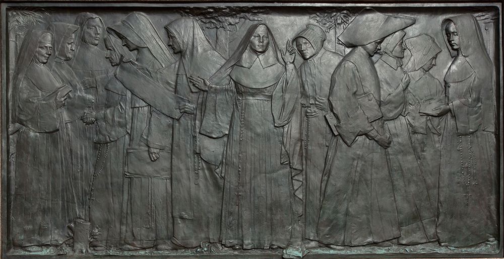 The Nuns of the Battlefield Monument, M St., NW, Washington, D.C. art print by Carol Highsmith for $57.95 CAD