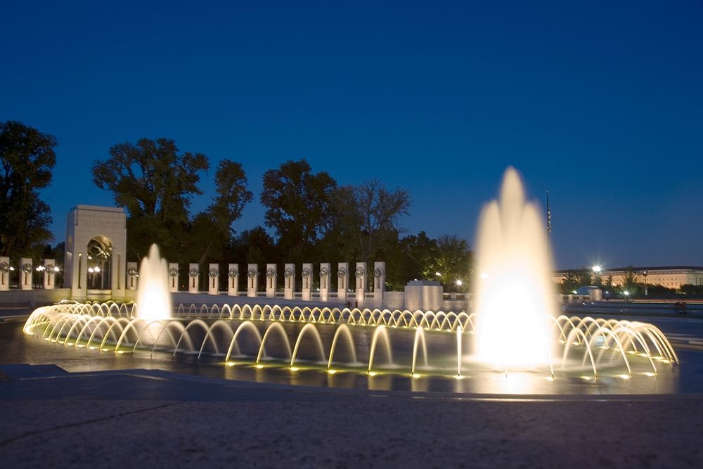 World War II Memorial Nigh), Washington, D.C. art print by Carol Highsmith for $57.95 CAD