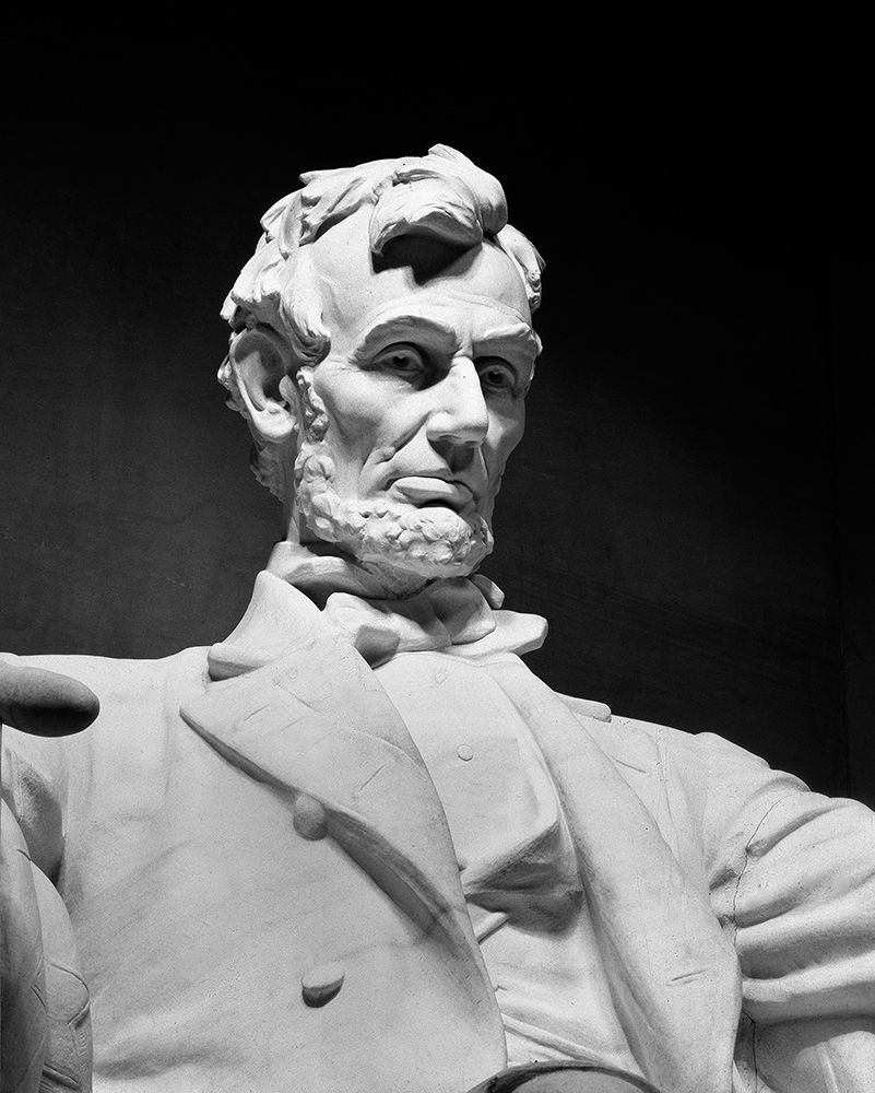 Lincoln Memorial statue by Daniel Chester French, Washington, D.C. - Black and White Variant art print by Carol Highmith for $57.95 CAD