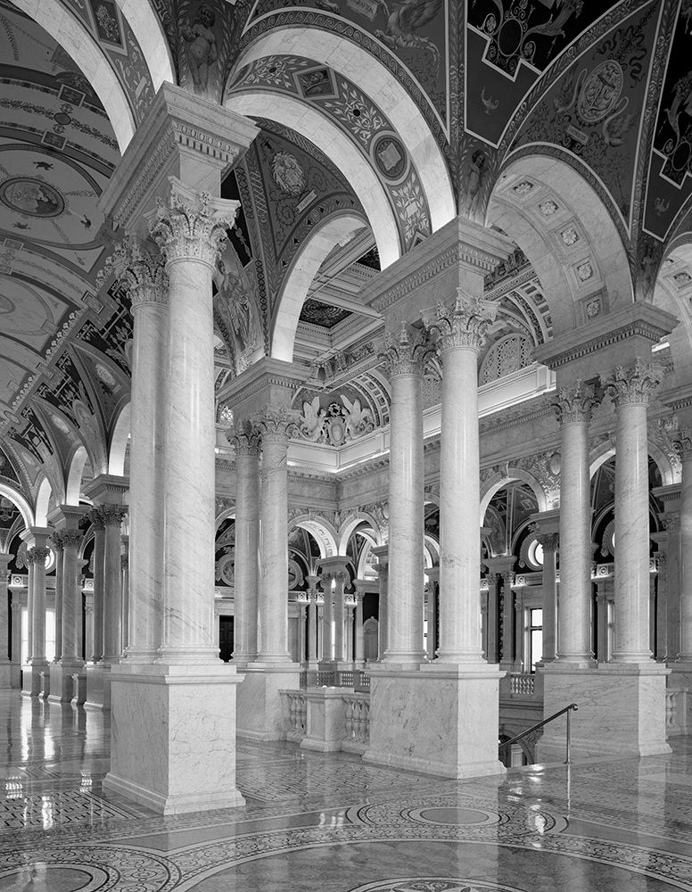 Great Hall, second floor, north. Library of Congress Thomas Jefferson Building, Washington, D.C. - B art print by Carol Highmith for $57.95 CAD