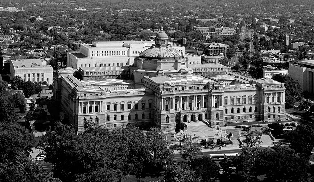 View of the Library of Congress Thomas Jefferson Building from the U.S. Capitol dome, Washington, D. art print by Carol Highmith for $57.95 CAD