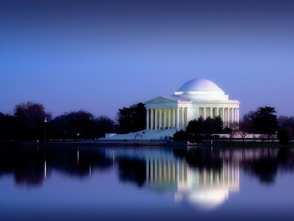 Jefferson Memorial, Washington, D.C. Number 2 - Vintage Style Photo Tint Variant art print by Carol Highmith for $57.95 CAD