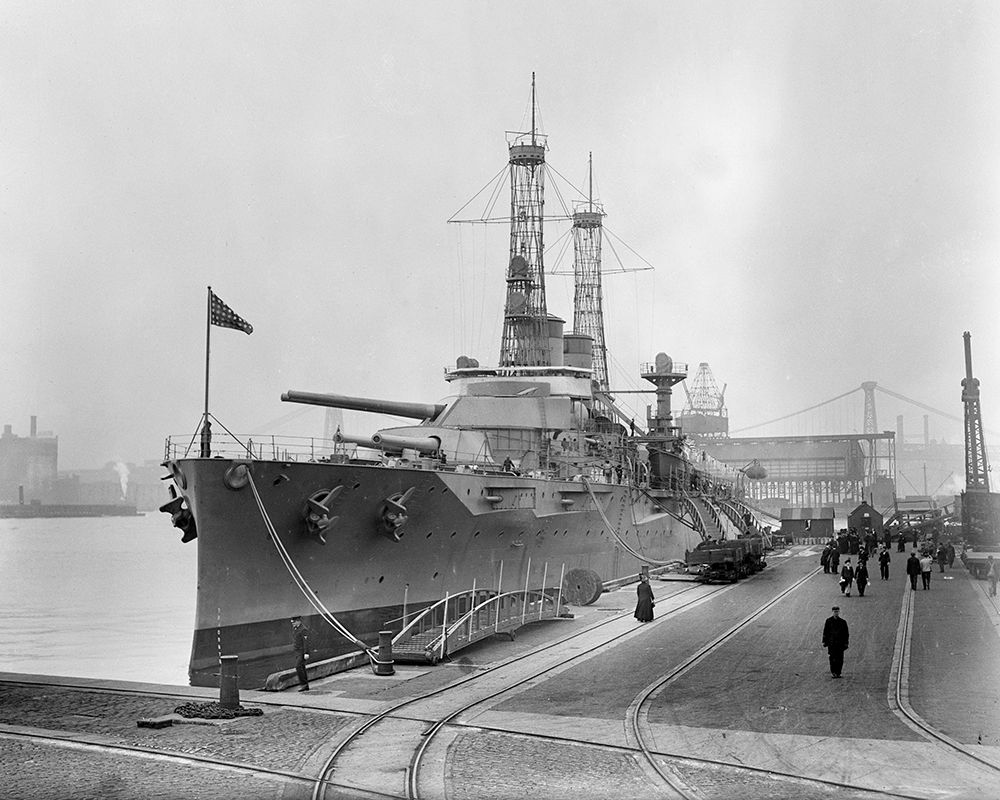 Battleship Texas in the Shipyard, ca. 1911 art print by Bain News Svc. for $57.95 CAD