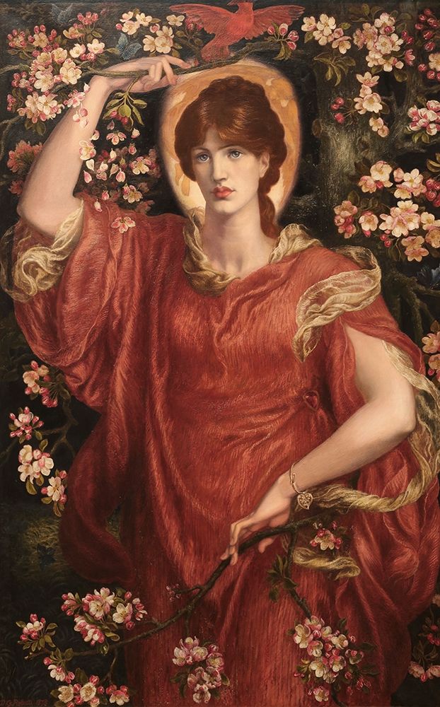 A Vision of Fiammetta, 1878 art print by Dante Gabriel Rossetti for $57.95 CAD