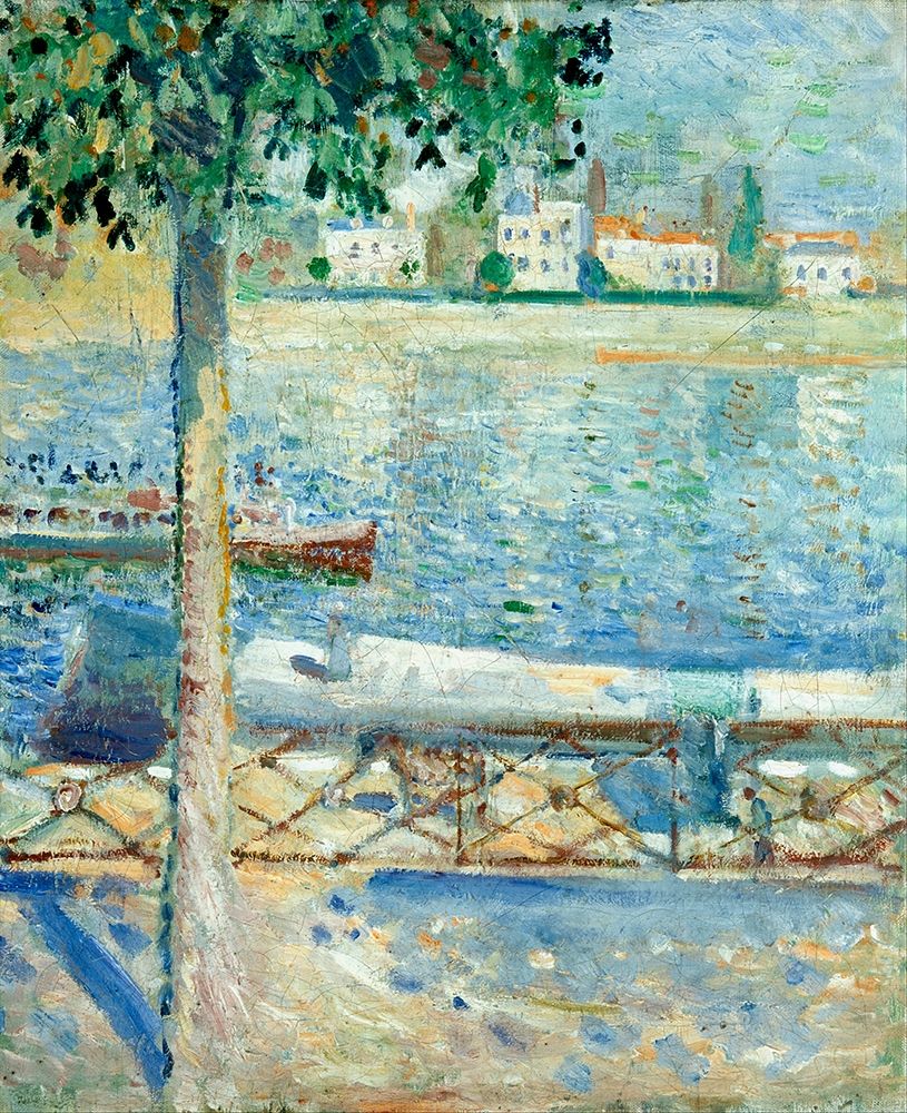 The Seine at Saint-Cloud, 1890 art print by Edvard Munch for $57.95 CAD