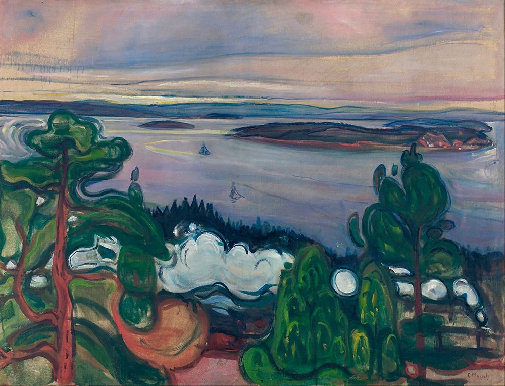 Train Smoke, 1900 art print by Edvard Munch for $57.95 CAD