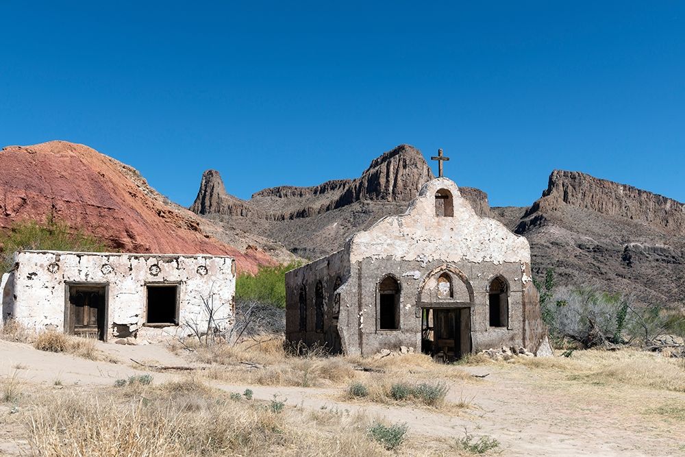 The Contrabando, a ghost town in Big Bend Ranch State Park art print by Carol Highmith for $57.95 CAD