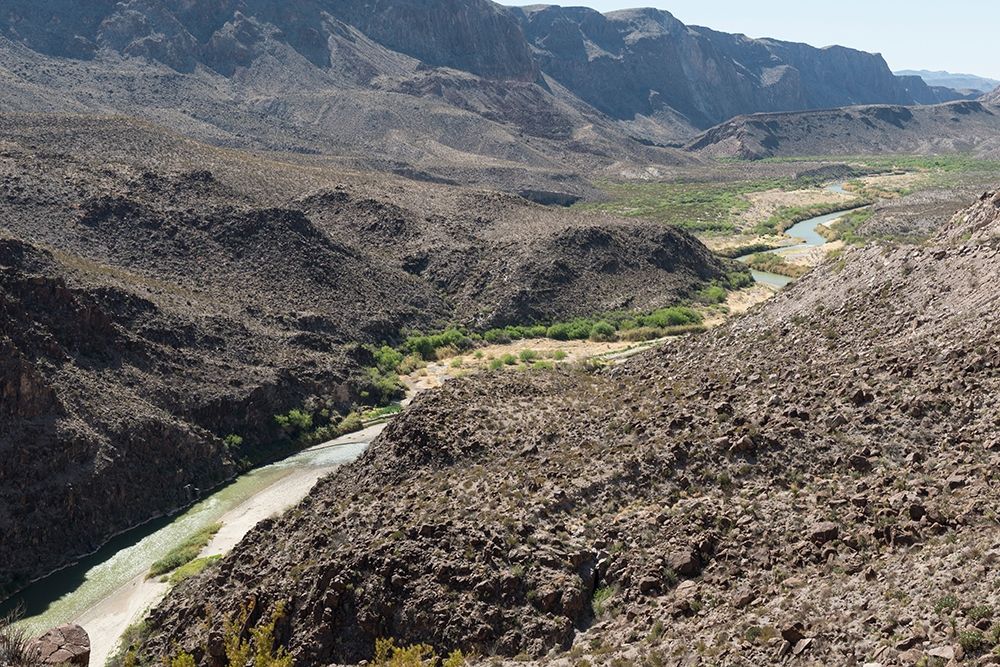 View of the Rio Grande River along Texas Rt. 170 art print by Carol Highmith for $57.95 CAD