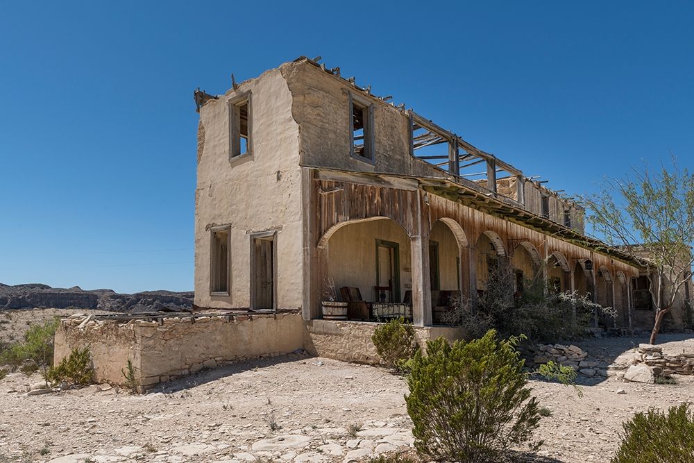 Remains of an old structure in Terilingua, southern Brewster County, TX art print by Carol Highmith for $57.95 CAD