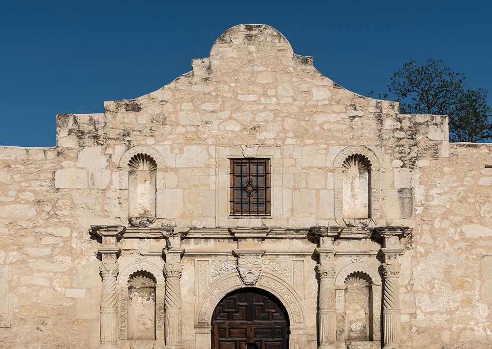 Doorway to the Alamo, an 18th-century mission church in San Antonio, TX art print by Carol Highmith for $57.95 CAD