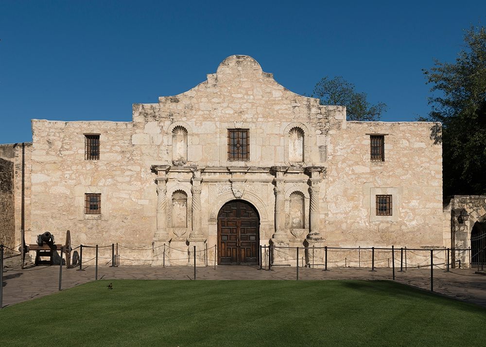 Doorway to the Alamo, an 18th-century mission church in San Antonio, TX art print by Carol Highmith for $57.95 CAD