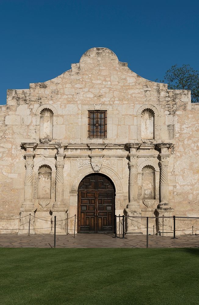 Doorway to the Alamo, an 18th-century mission church in San Antonio, TX art print by Carol Highmith for $57.95 CAD